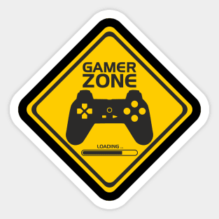 Gamer Zone Sticker